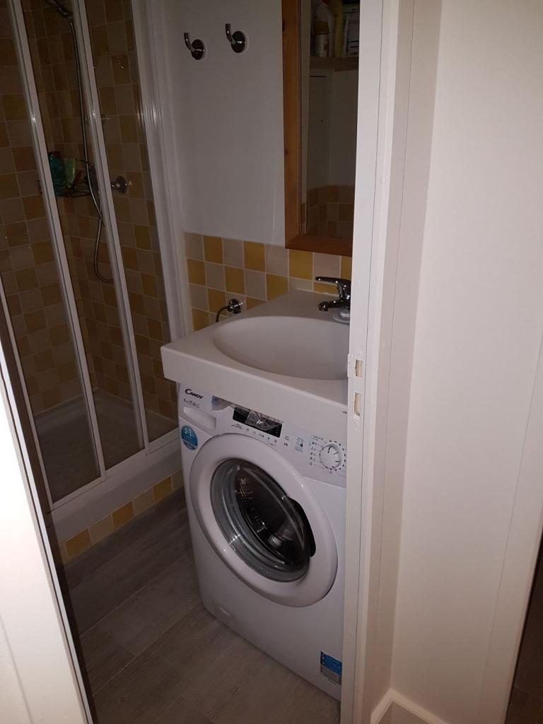 Mise en place Lave Linge dans la salle d'eau